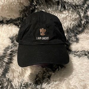 Black I am Groot Hat